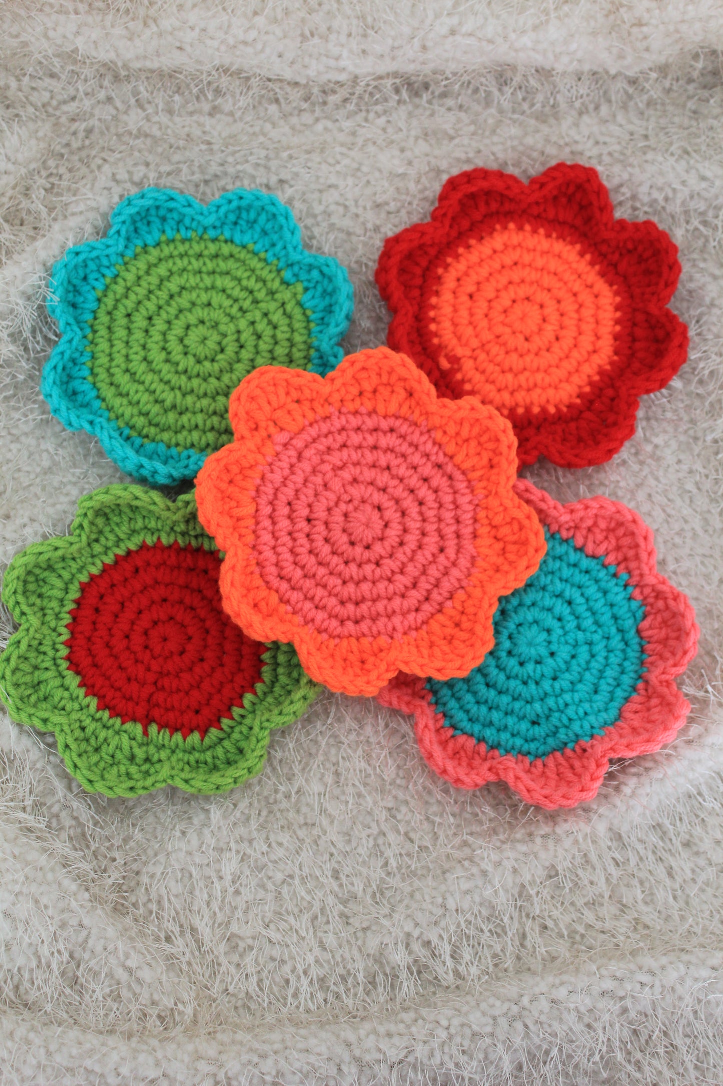 Flower Power Coasters