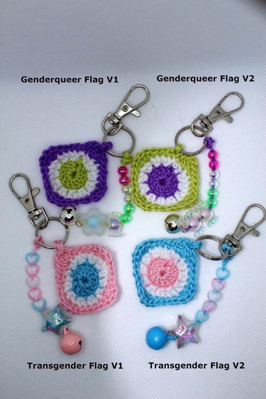 Subtle LGBTQ+ Keychains